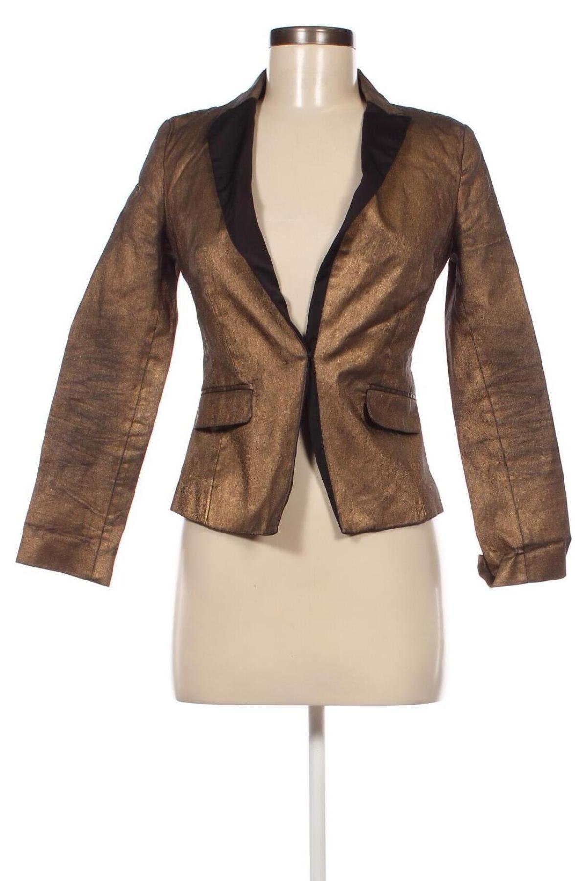 Damen Blazer Zara, Größe S, Farbe Golden, Preis € 15,99