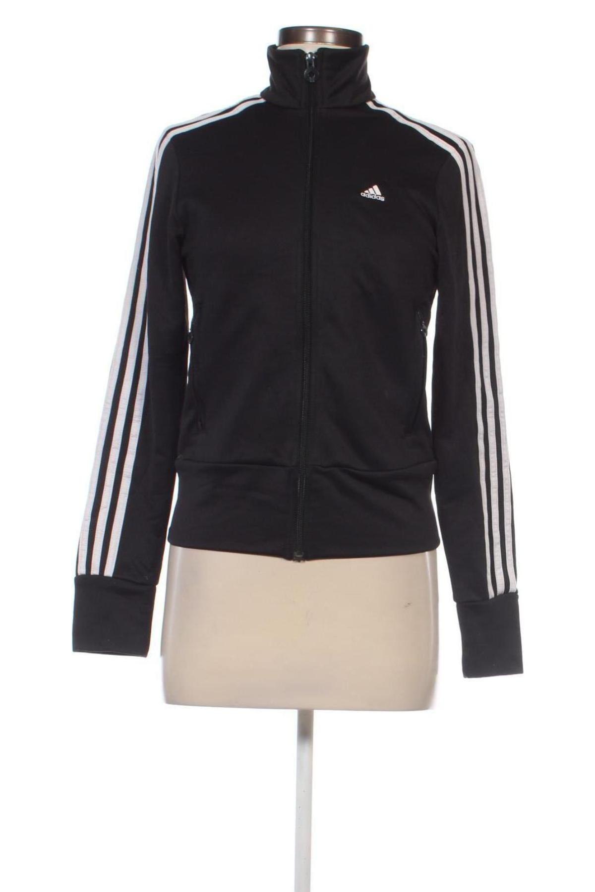 Damen Sportoberteil Adidas, Größe S, Farbe Schwarz, Preis 33,99 €