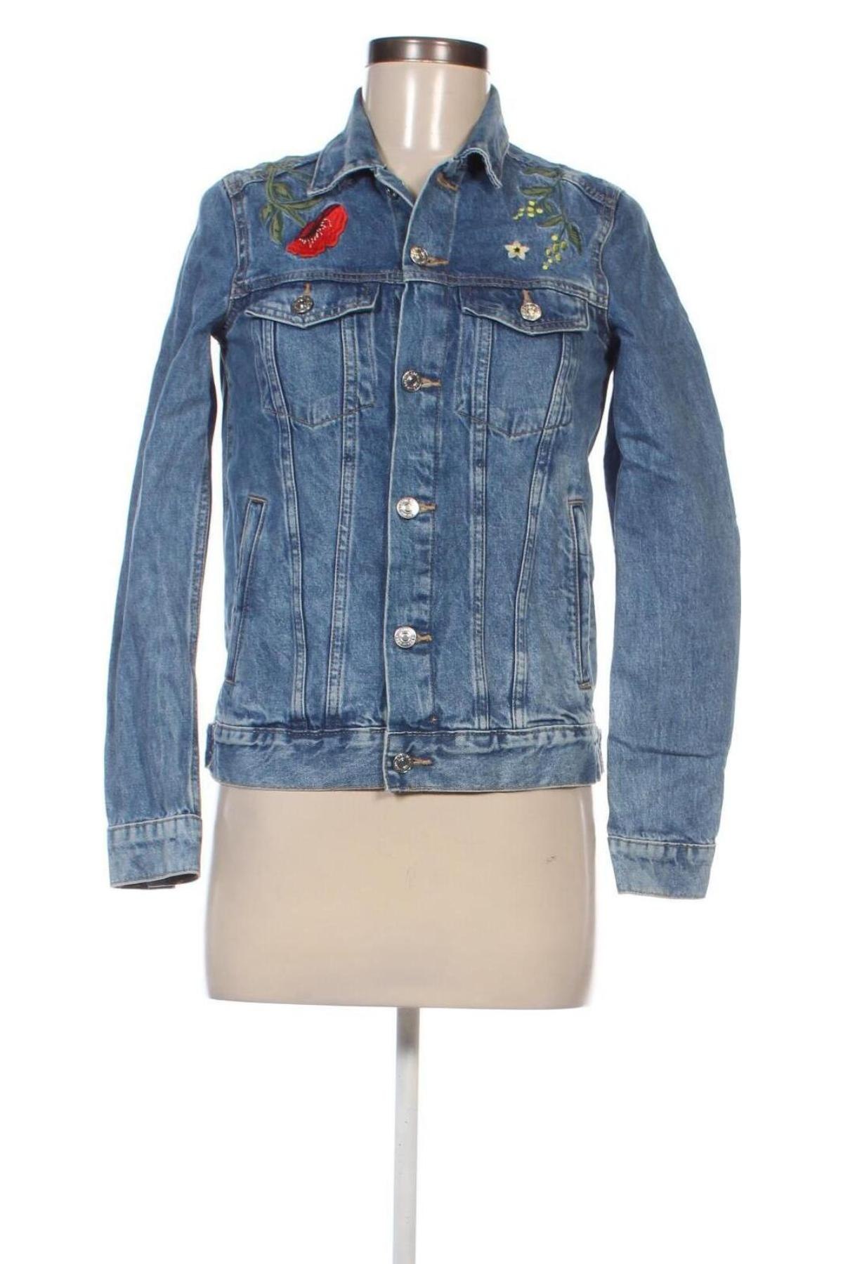 Damenjacke Denim&Co., Größe XXS, Farbe Blau, Preis 12,99 €