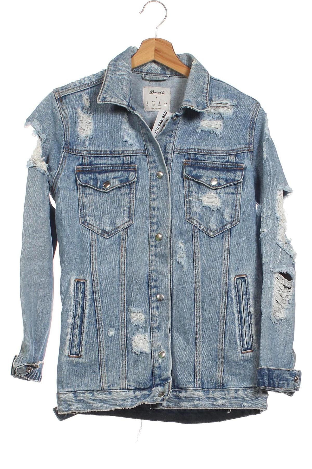 Damenjacke Denim Co., Größe XXS, Farbe Blau, Preis € 19,95