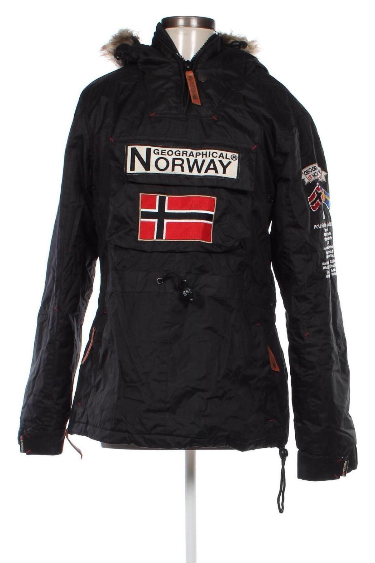 Kurtka damska Geographical Norway, Rozmiar M, Kolor Czarny, Cena 569,99 zł