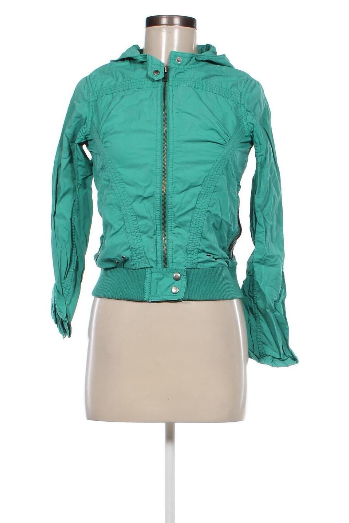 Geacă de femei H&M Divided, Mărime XS, Culoare Verde, Preț 157,99 Lei