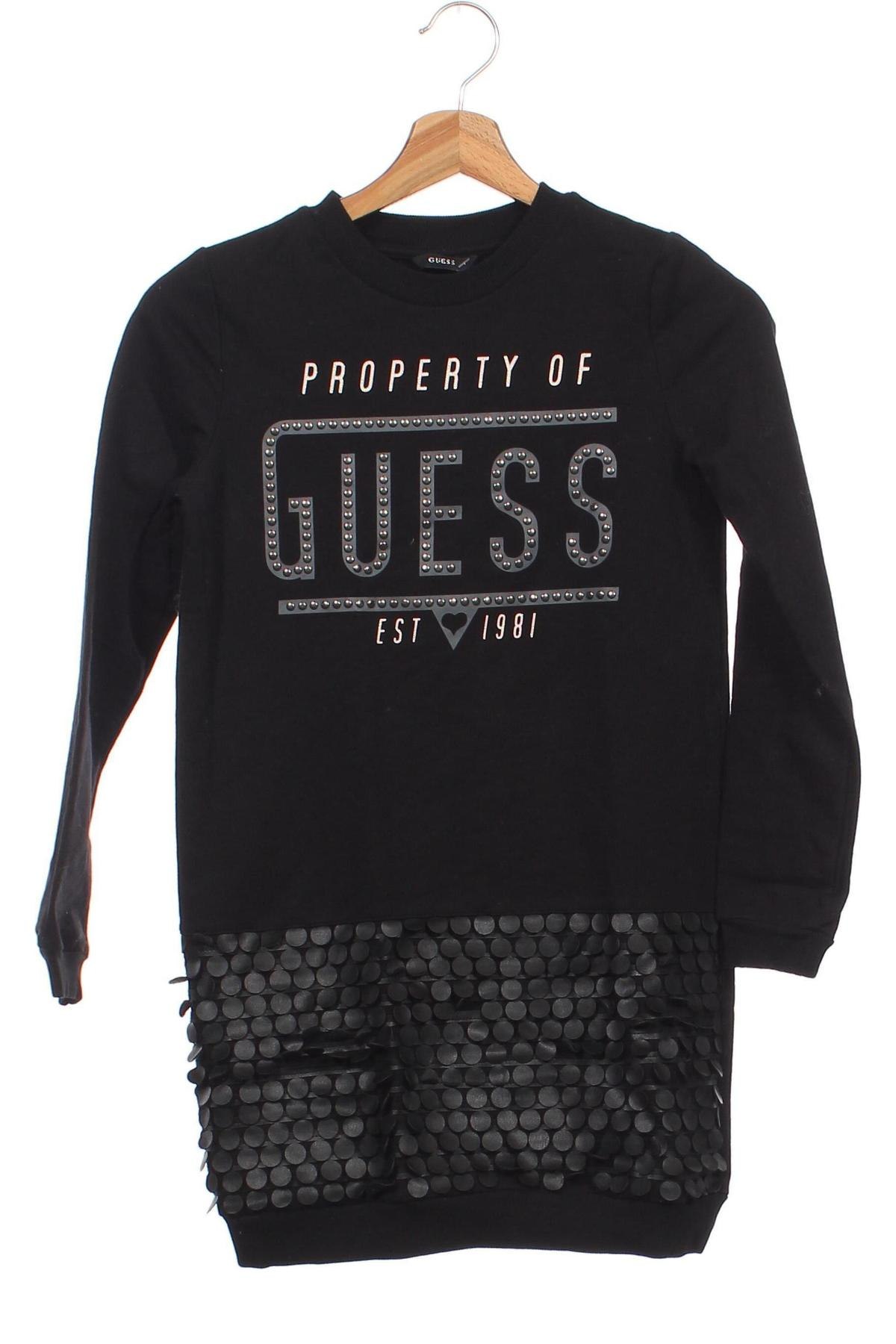 Детска блуза Guess, Размер 9-10y/ 140-146 см, Цвят Черен, Цена 22,49 лв.