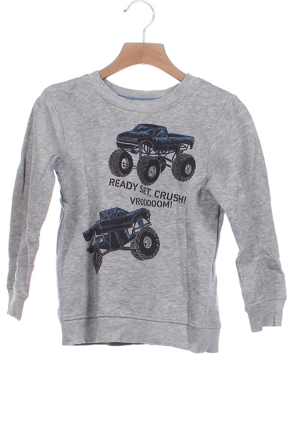 Kinder Shirt H&M, Größe 3-4y/ 104-110 cm, Farbe Grau, Preis 4,99 €