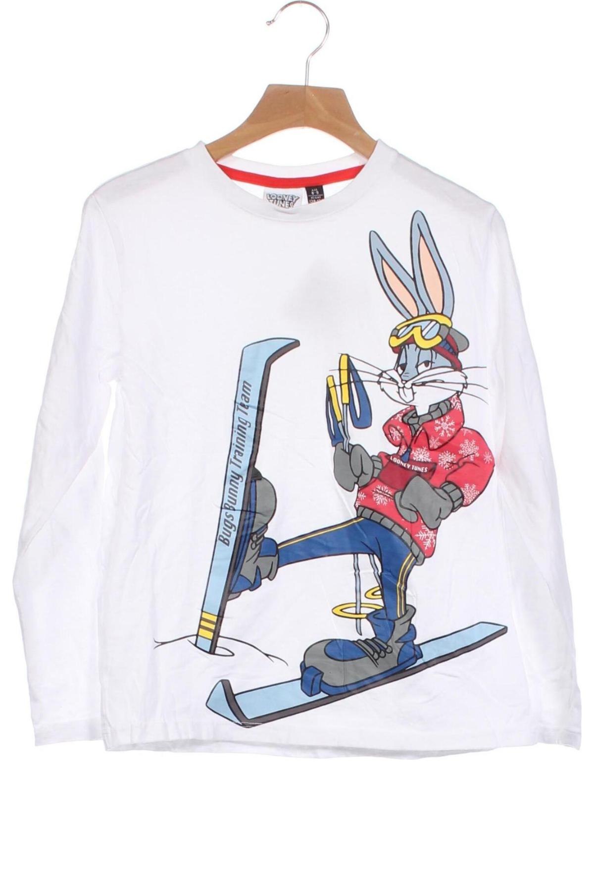 Bluză pentru copii Looney Tunes, Mărime 7-8y/ 128-134 cm, Culoare Alb, Preț 36,99 Lei