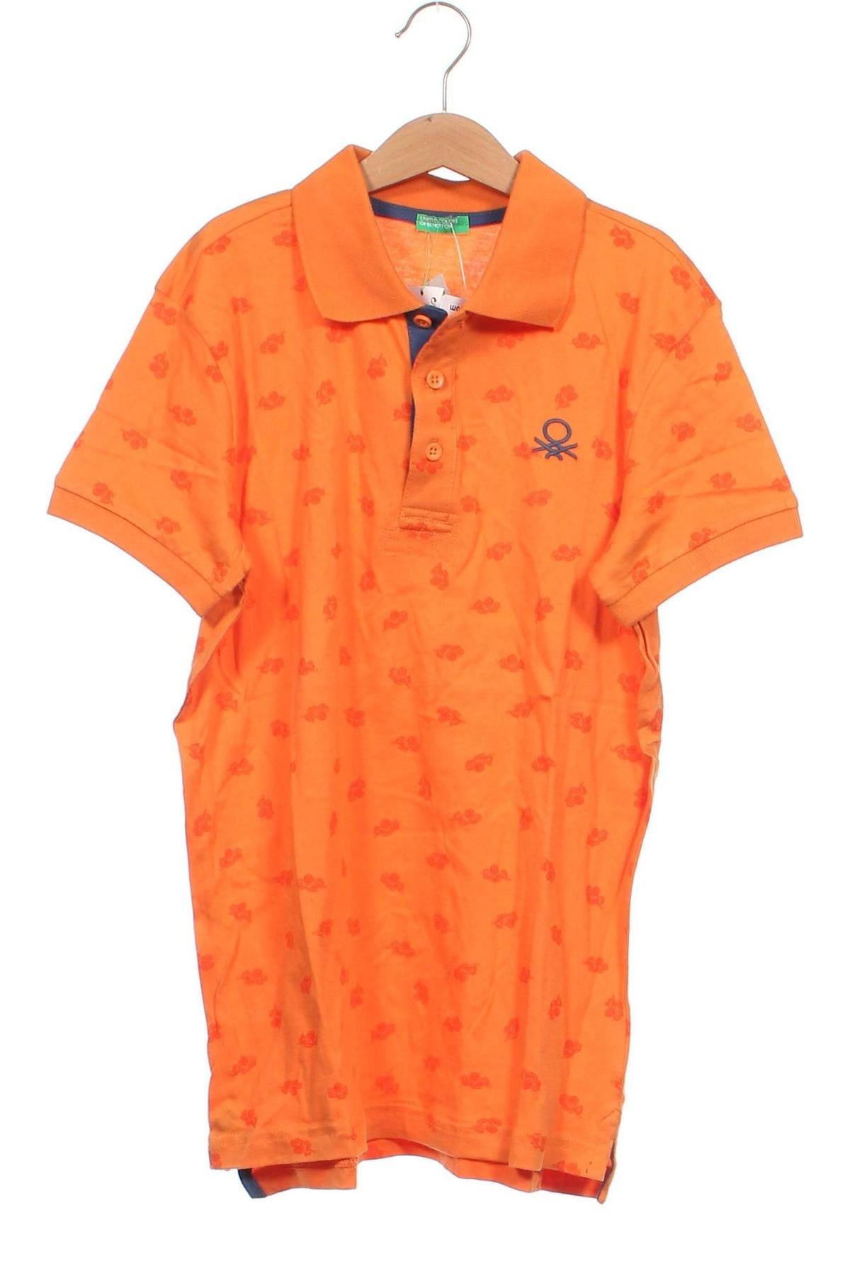 Kinder Shirt United Colors Of Benetton, Größe 11-12y/ 152-158 cm, Farbe Orange, Preis 12,00 €