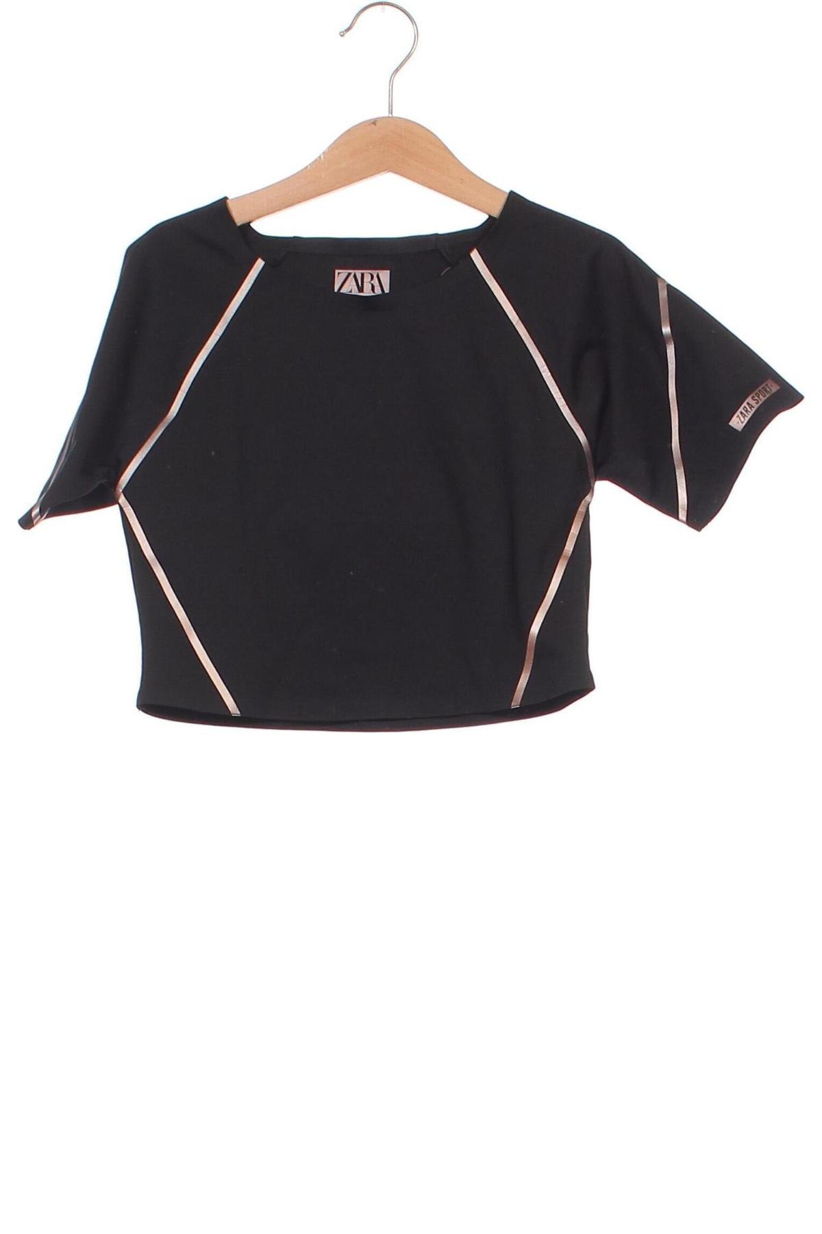 Kinder Shirt Zara, Größe 9-10y/ 140-146 cm, Farbe Schwarz, Preis 7,99 €