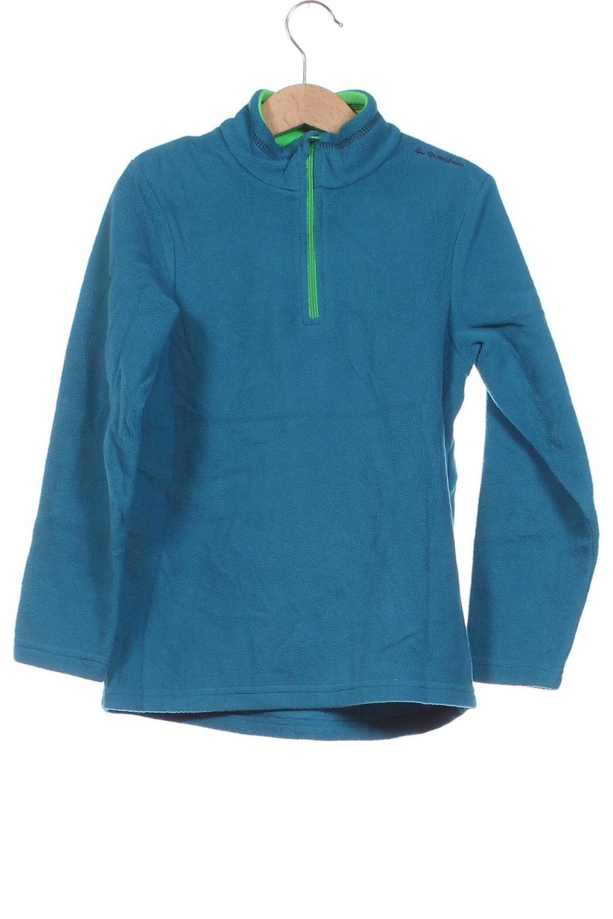 Kinder Fleece Shirt Decathlon, Größe 5-6y/ 116-122 cm, Farbe Blau, Preis 15,99 €