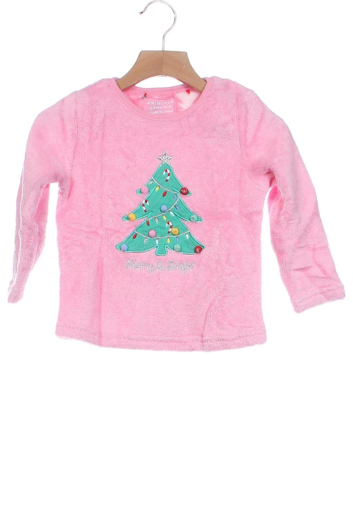 Παιδική μπλούζα fleece Primark, Μέγεθος 2-3y/ 98-104 εκ., Χρώμα Ρόζ , Τιμή 14,99 €