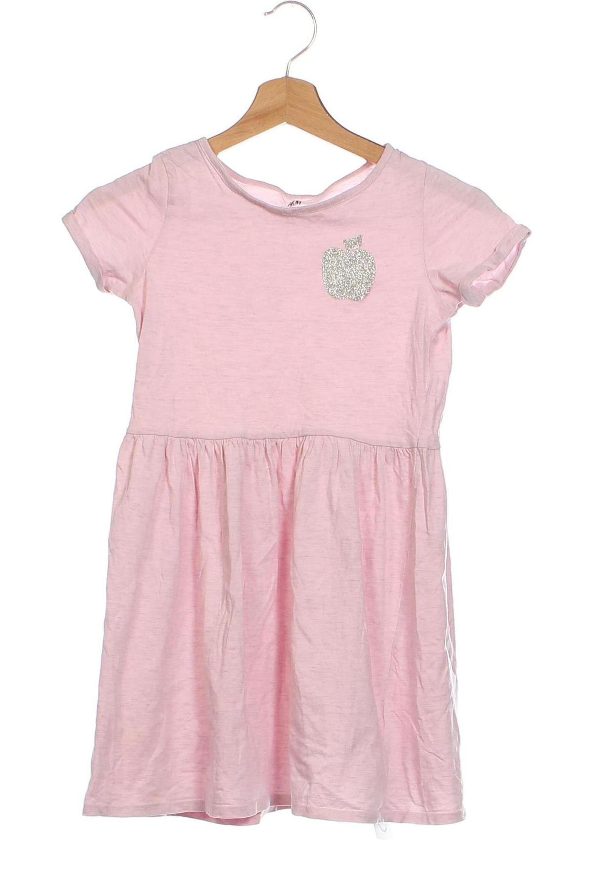 Kinderkleid H&M, Größe 6-7y/ 122-128 cm, Farbe Rosa, Preis € 12,24