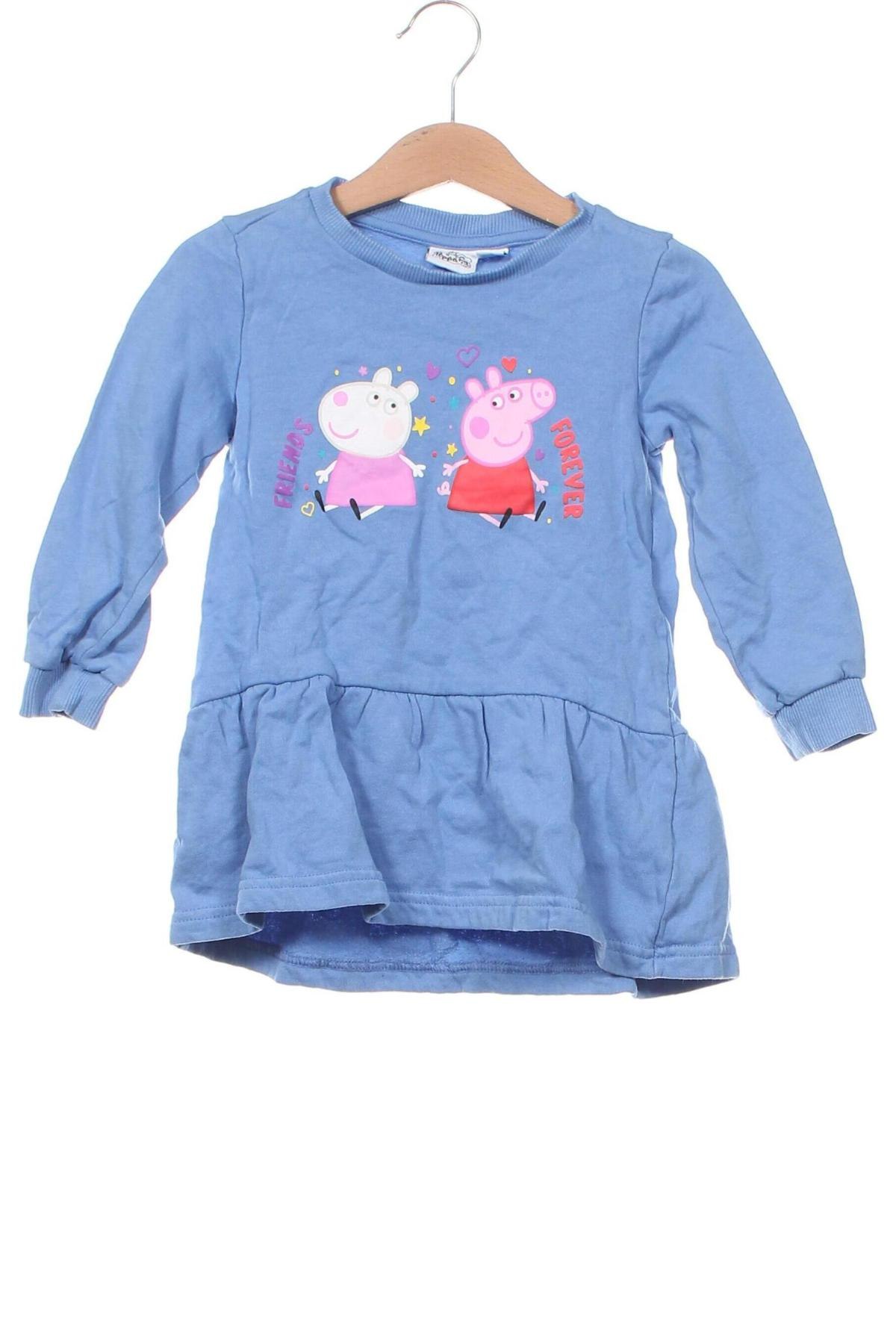 Kinderkleid Peppa Pig, Größe 2-3y/ 98-104 cm, Farbe Blau, Preis 17,99 €