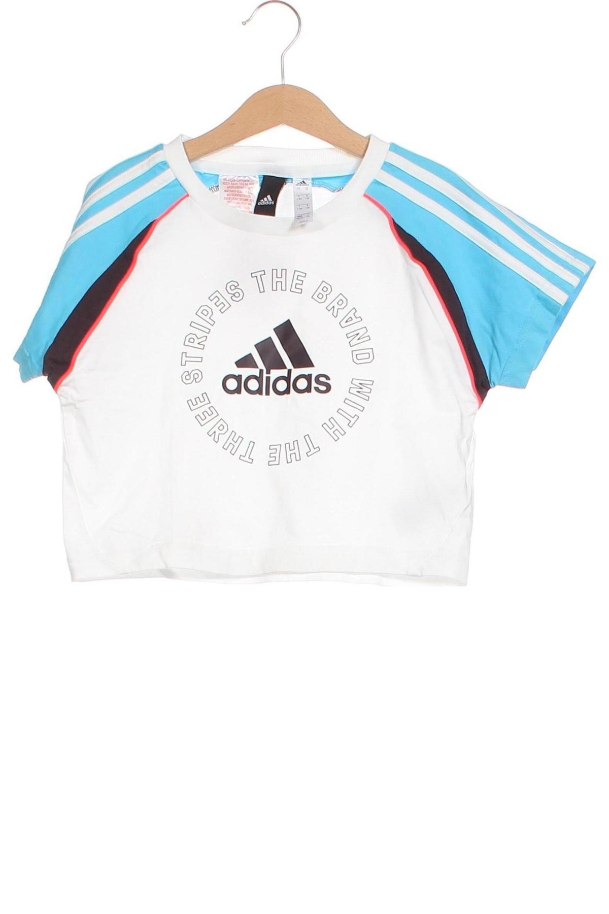 Kinder T-Shirt Adidas, Größe 7-8y/ 128-134 cm, Farbe Mehrfarbig, Preis € 10,00