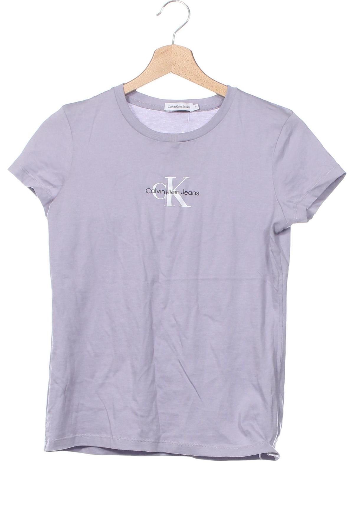 Kinder T-Shirt Calvin Klein Jeans, Größe 13-14y/ 164-168 cm, Farbe Lila, Preis € 10,23