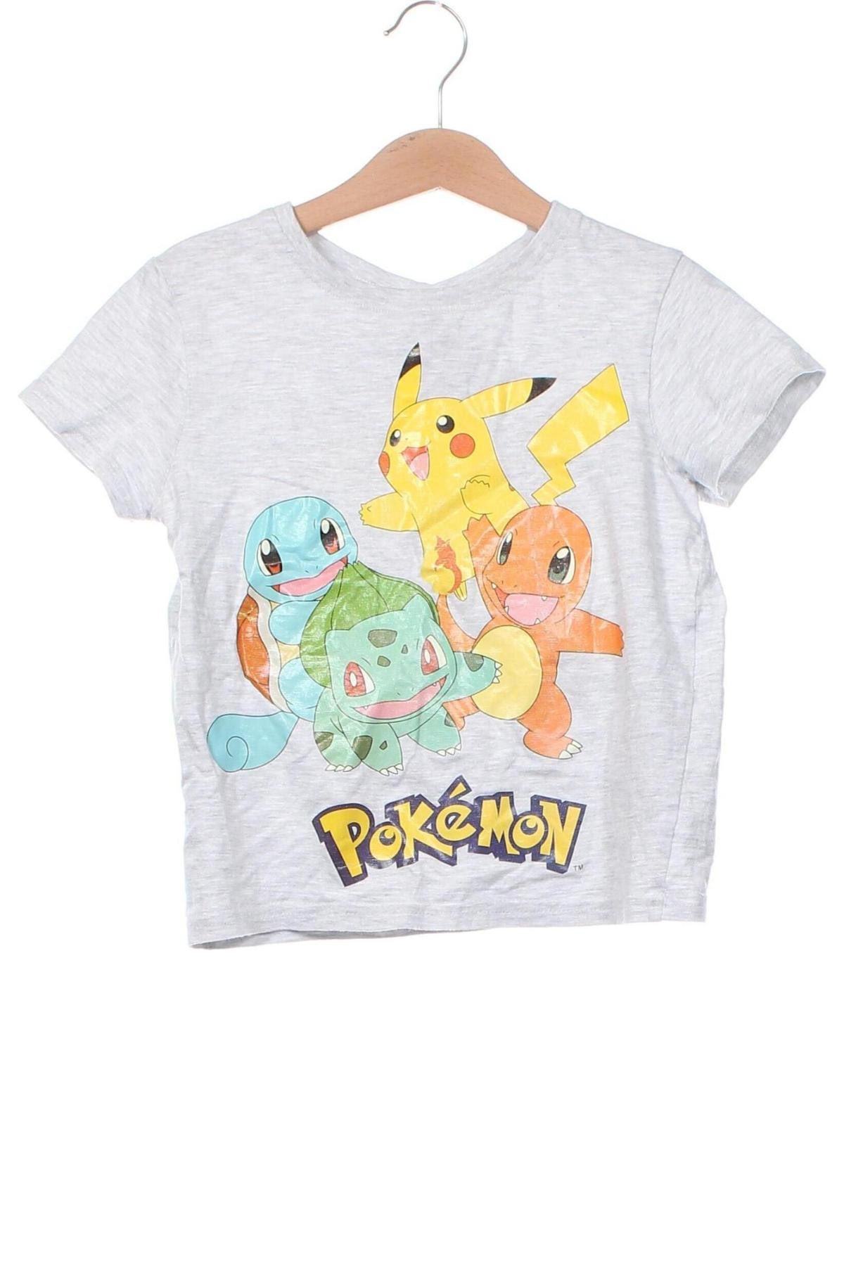 Kinder T-Shirt Pokemon, Größe 4-5y/ 110-116 cm, Farbe Grau, Preis € 15,00