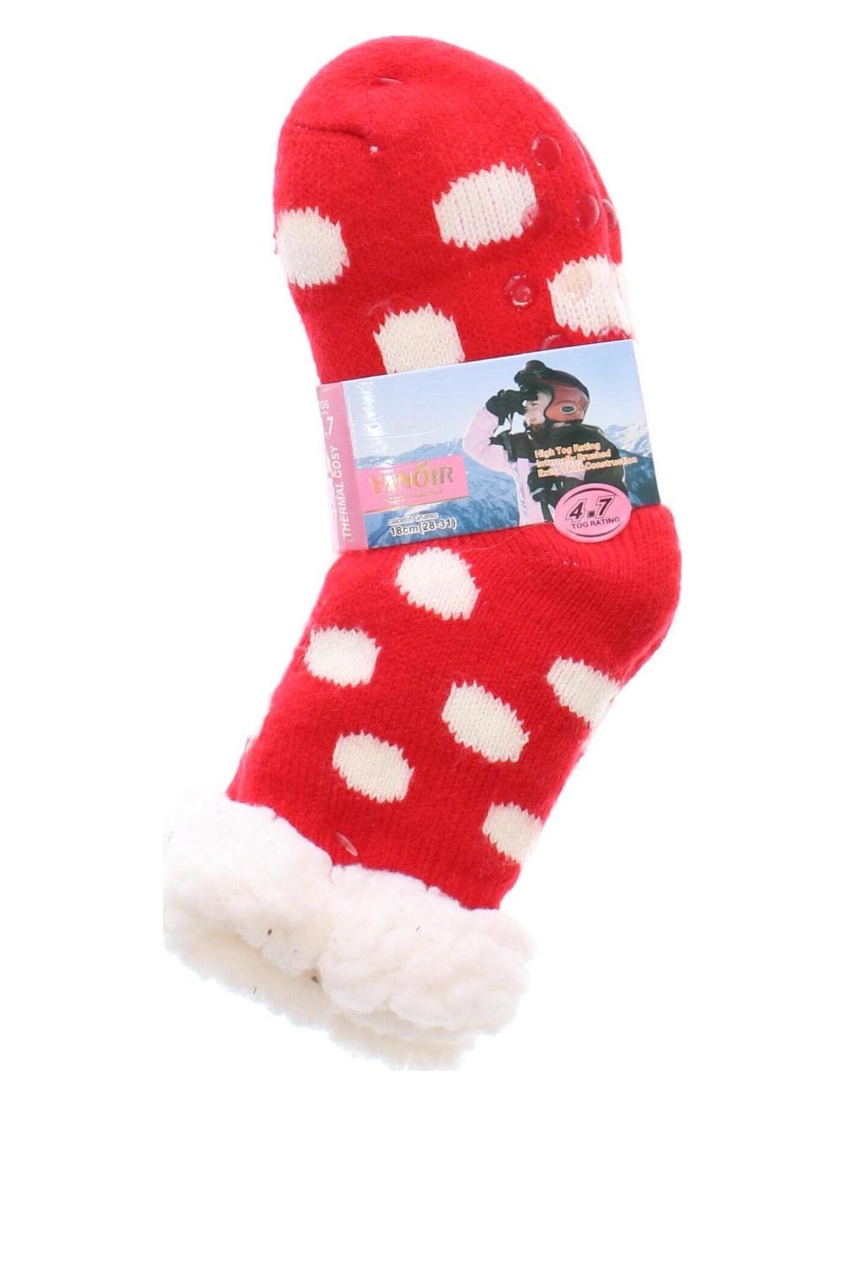 Kinder Socken, Größe 5-6y/ 116-122 cm, Farbe Rot, Preis € 12,99