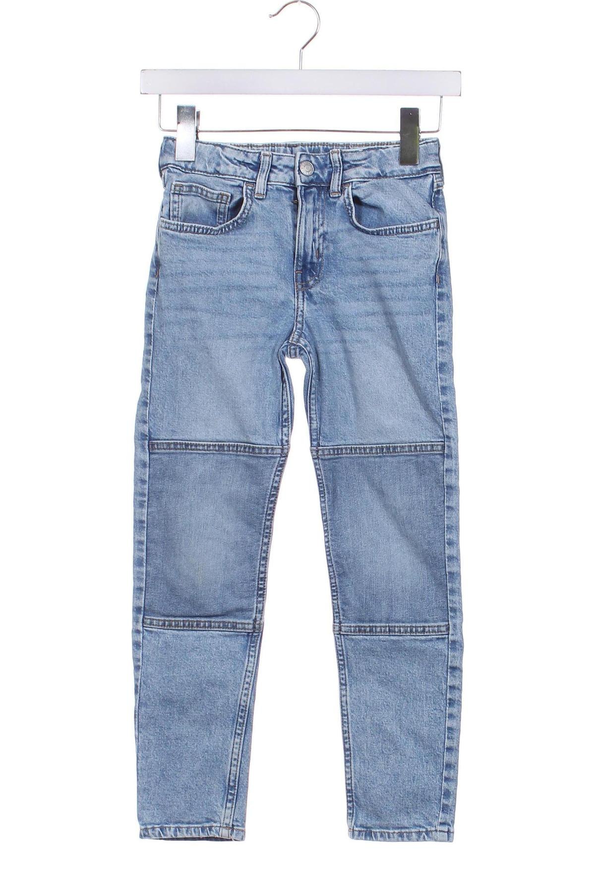 Dětské džíny  H&M, Velikost 7-8y/ 128-134 cm, Barva Modrá, Cena  405,00 Kč