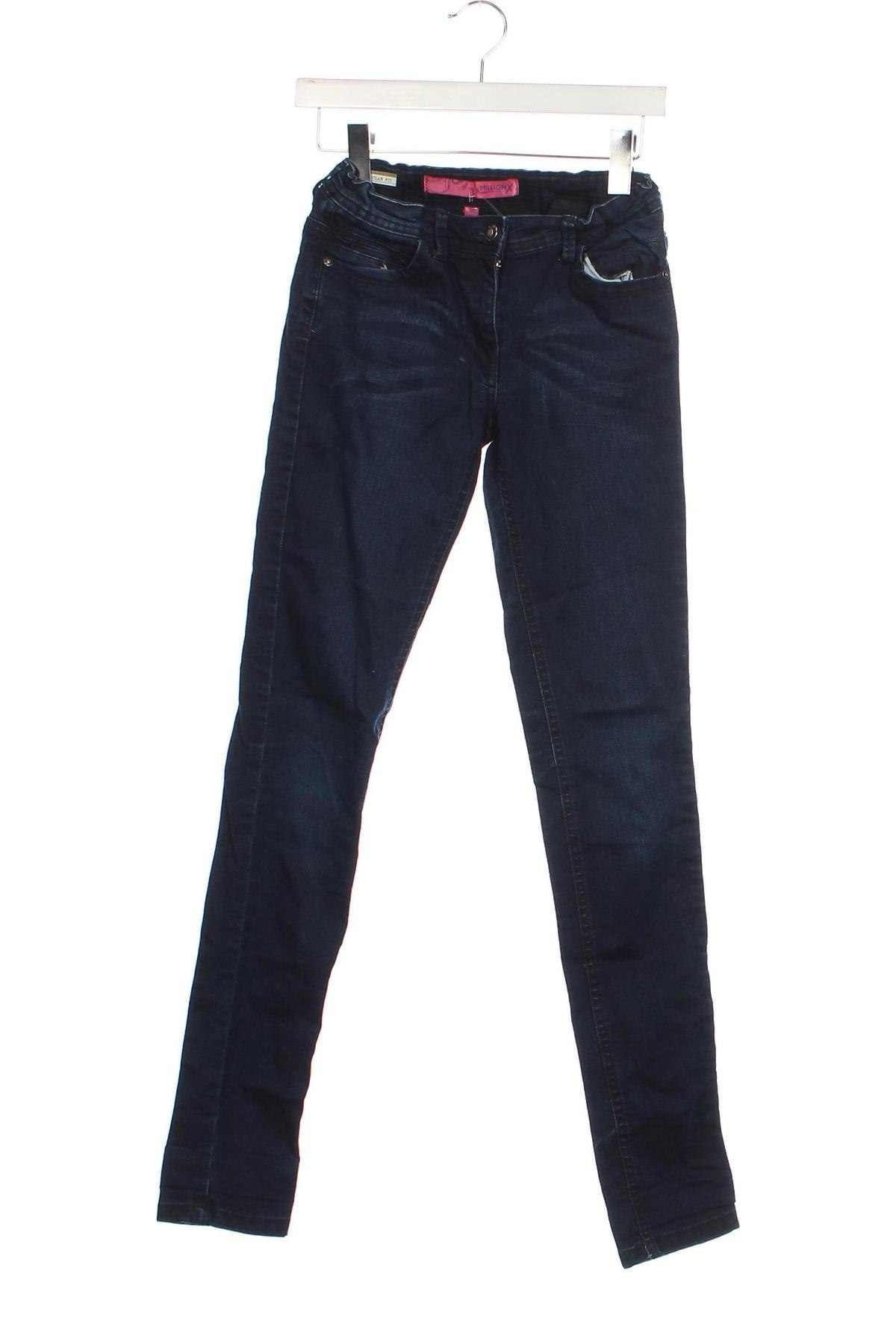 Kinderjeans Million X, Größe 14-15y/ 168-170 cm, Farbe Blau, Preis 16,37 €