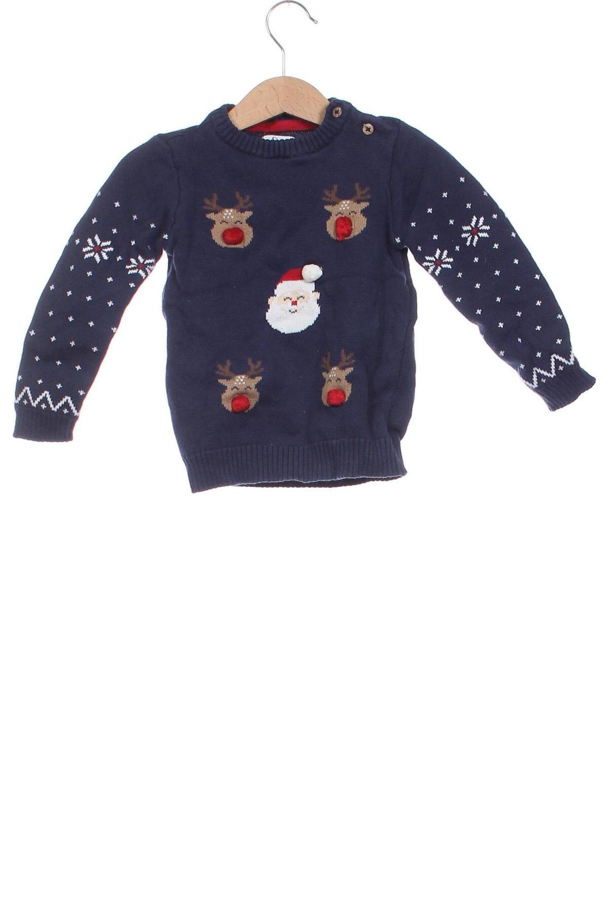 Kinderpullover C&A, Größe 18-24m/ 86-98 cm, Farbe Blau, Preis € 11,99