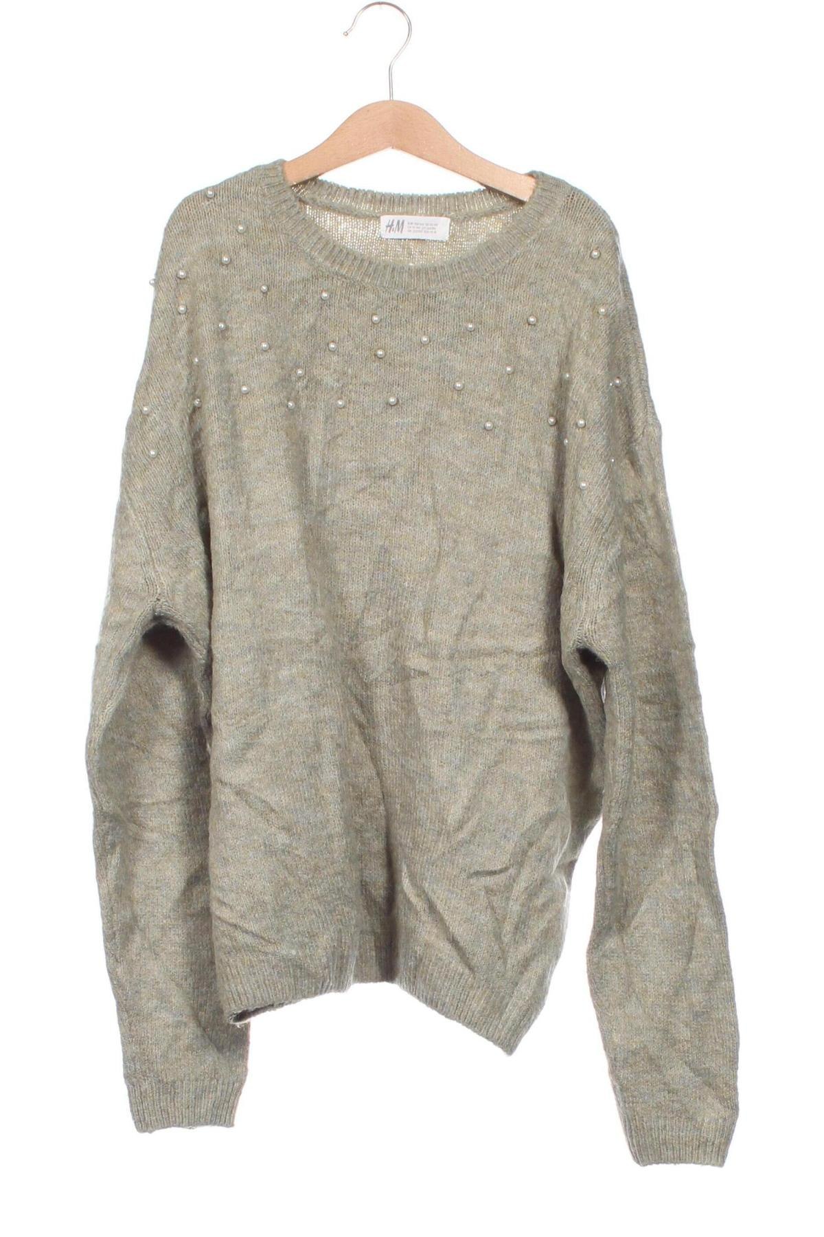 Detský sveter  H&M, Veľkosť 12-13y/ 158-164 cm, Farba Zelená, Cena  9,95 €