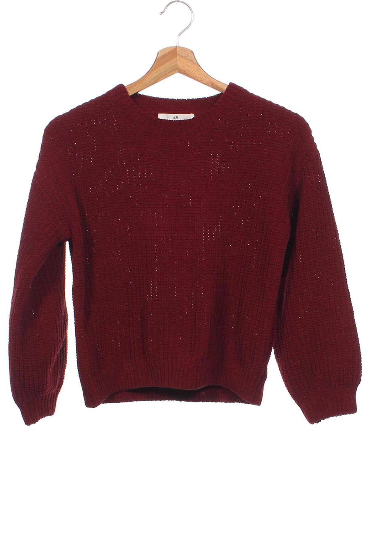 Kinderpullover H&M, Größe 7-8y/ 128-134 cm, Farbe Rot, Preis 8,70 €