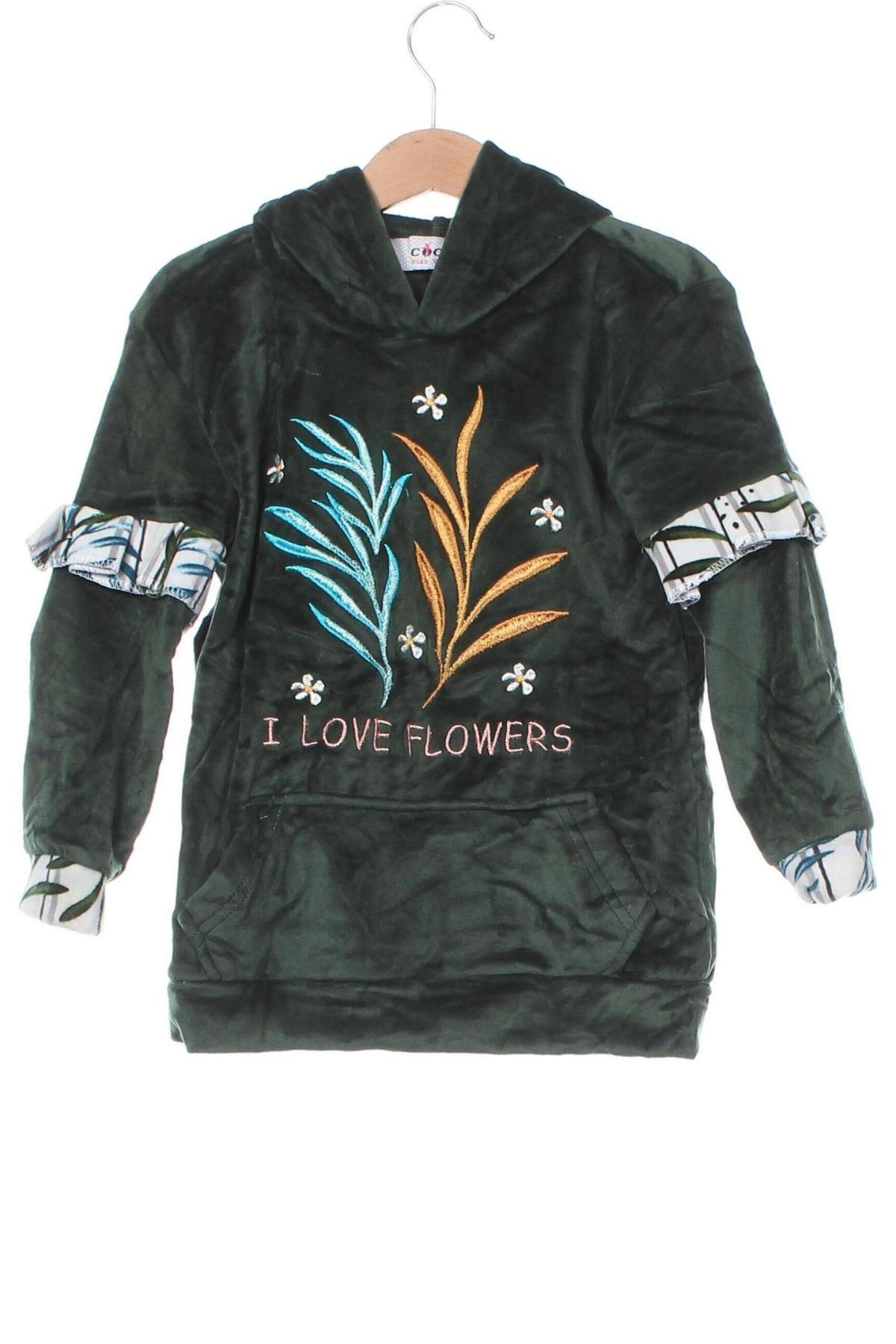 Kinder Sweatshirts Coco, Größe 3-4y/ 104-110 cm, Farbe Grün, Preis € 11,49