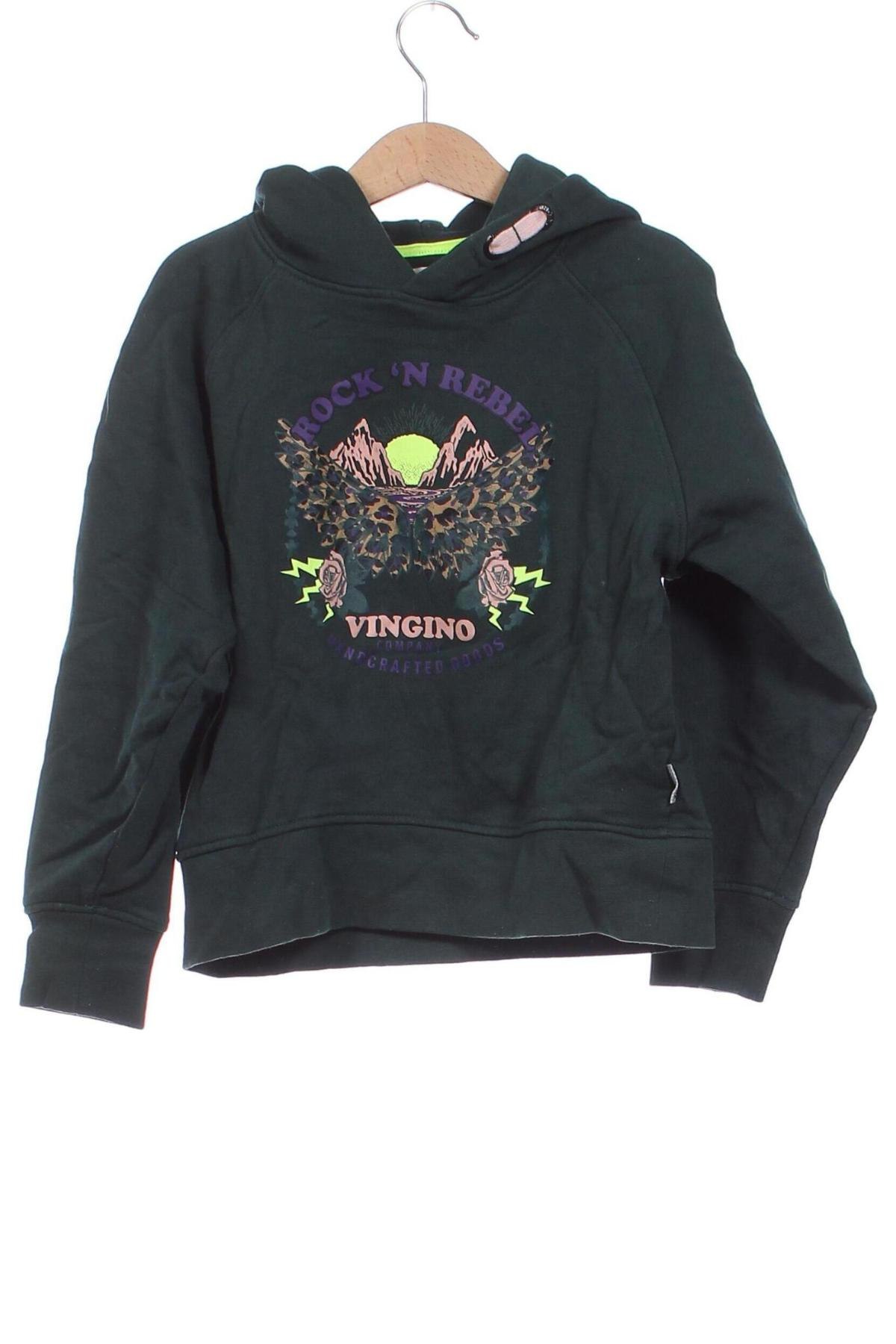 Dziecięca bluza Vingino, Rozmiar 9-10y/ 140-146 cm, Kolor Zielony, Cena 44,99 zł