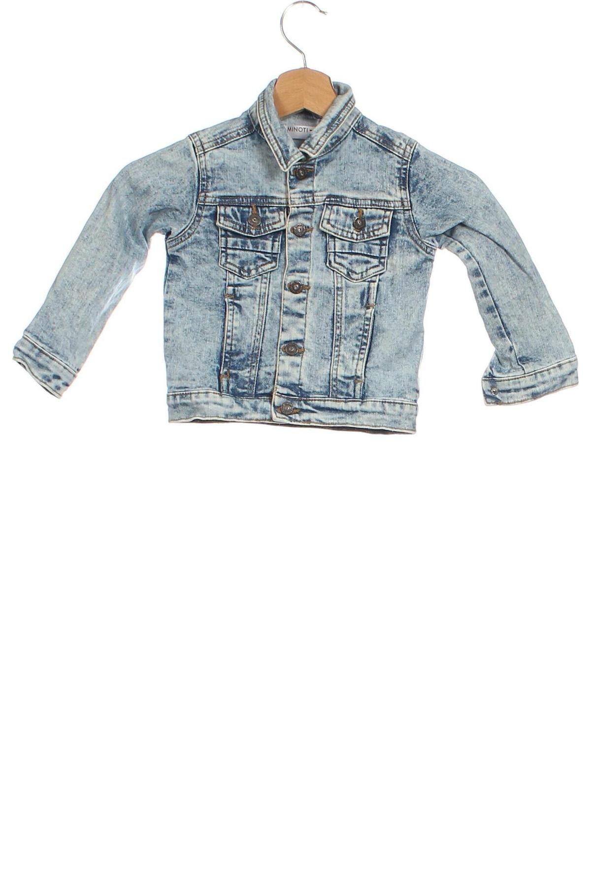 Kinder Jeansjacke Minoti, Größe 2-3m/ 56-62 cm, Farbe Blau, Preis € 11,99