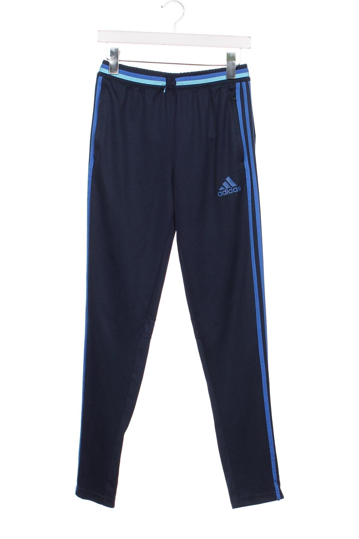 Kinder Sporthose Adidas, Größe 13-14y/ 164-168 cm, Farbe Blau, Preis 21,48 €