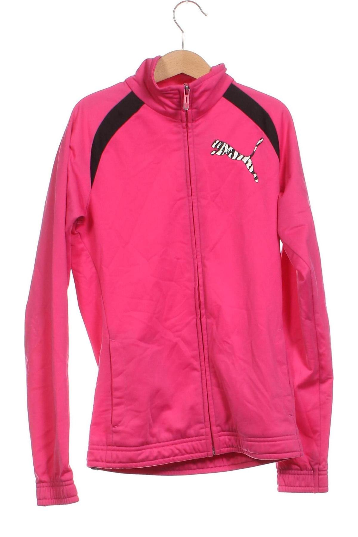 Dziecięca sportowa bluza PUMA, Rozmiar 11-12y/ 152-158 cm, Kolor Różowy, Cena 93,99 zł