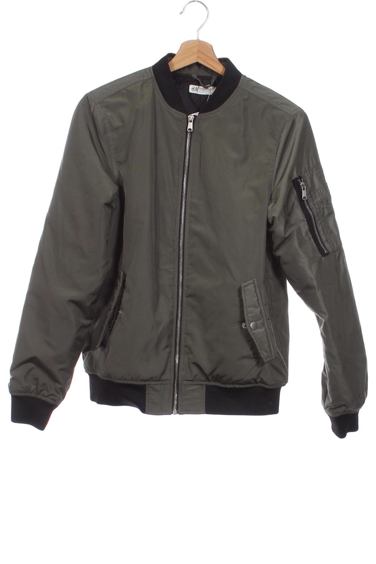 Kinderjacke H&M, Größe 12-13y/ 158-164 cm, Farbe Grün, Preis € 17,36