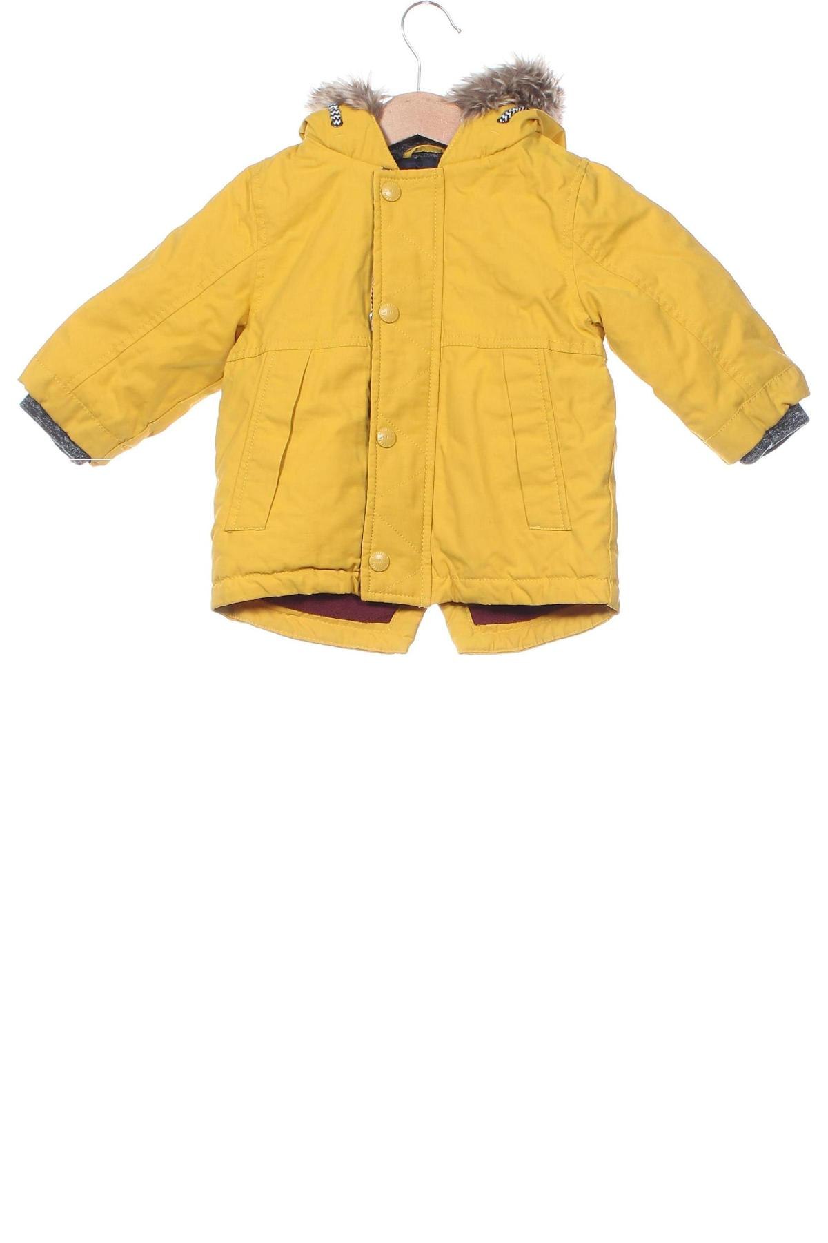 Kinderjacke Next, Größe 9-12m/ 74-80 cm, Farbe Gelb, Preis 13,99 €