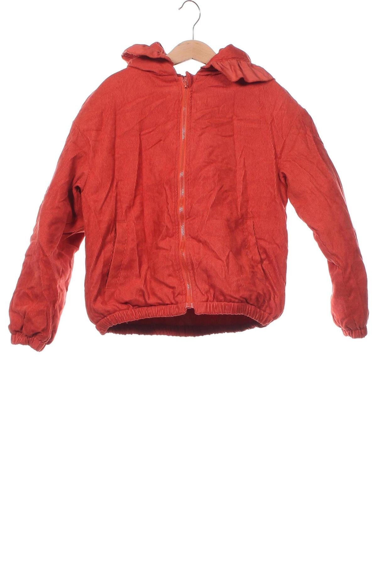 Kinderjacke SHEIN, Größe 6-7y/ 122-128 cm, Farbe Orange, Preis 18,49 €