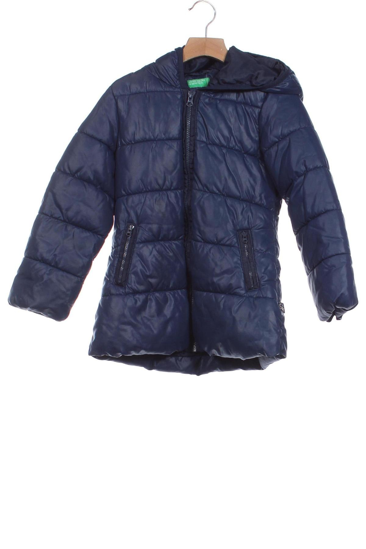 Kinderjacke United Colors Of Benetton, Größe 5-6y/ 116-122 cm, Farbe Blau, Preis € 18,41