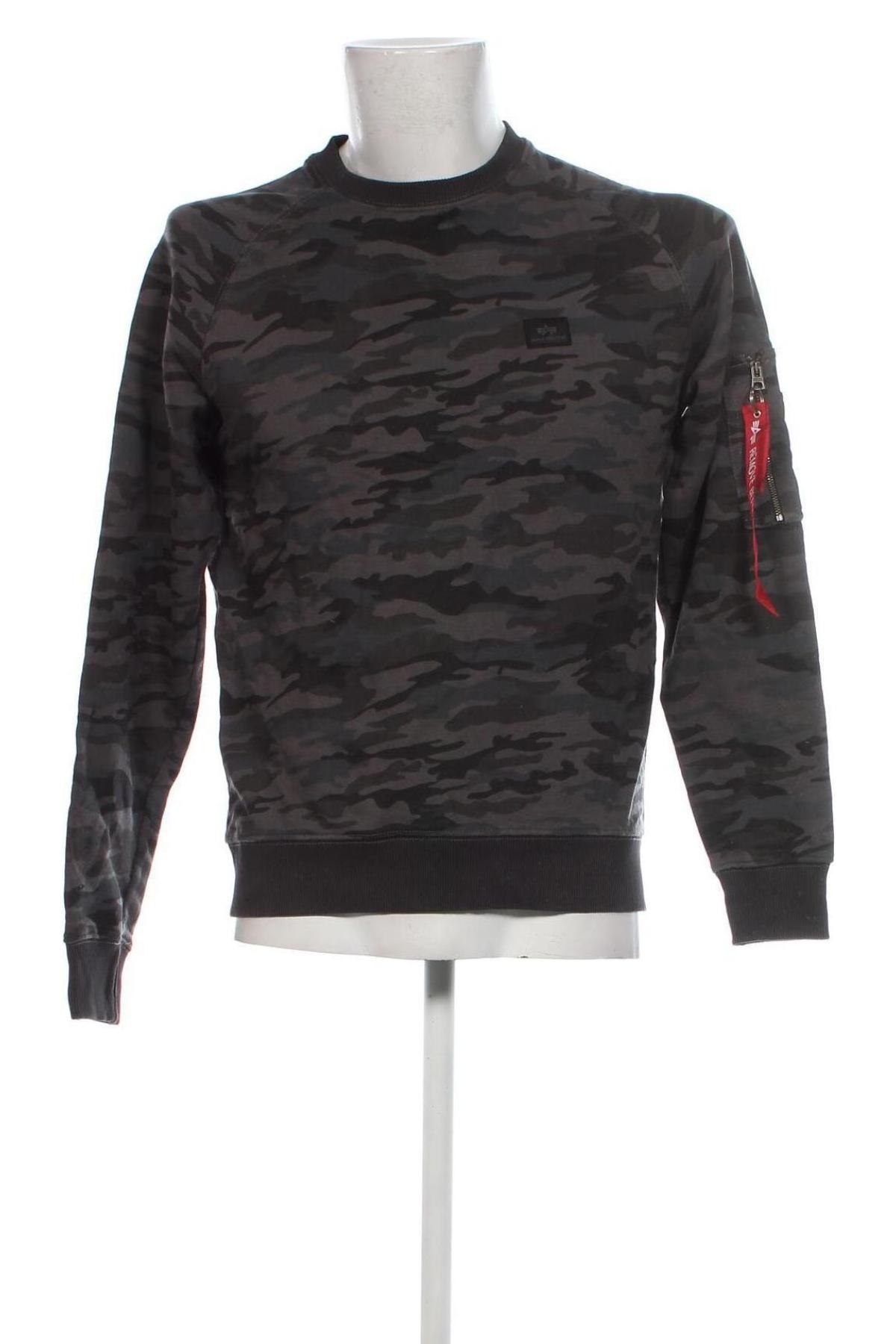 Męska bluzka Alpha Industries, Rozmiar M, Kolor Szary, Cena 131,99 zł