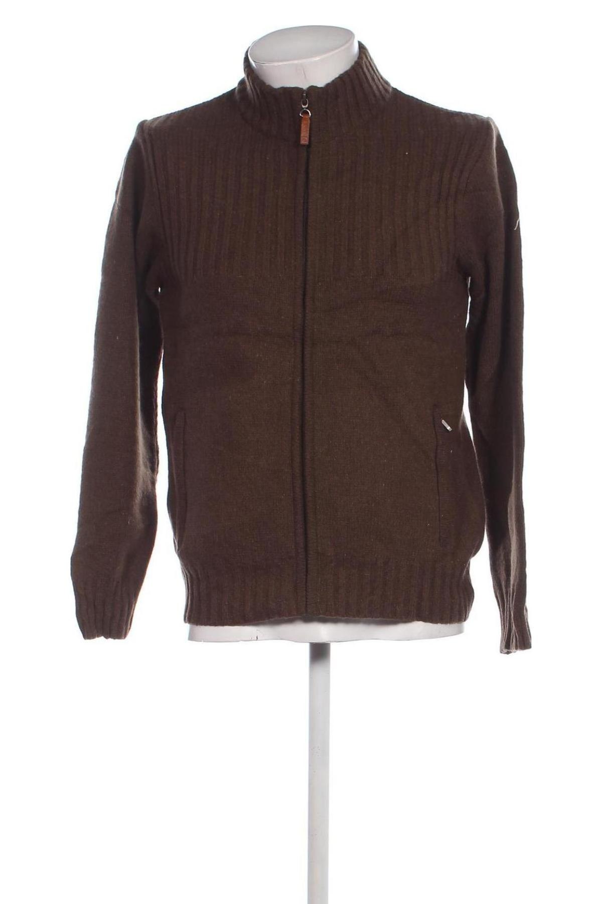 Herren Strickjacke Quiksilver, Größe M, Farbe Braun, Preis 33,99 €