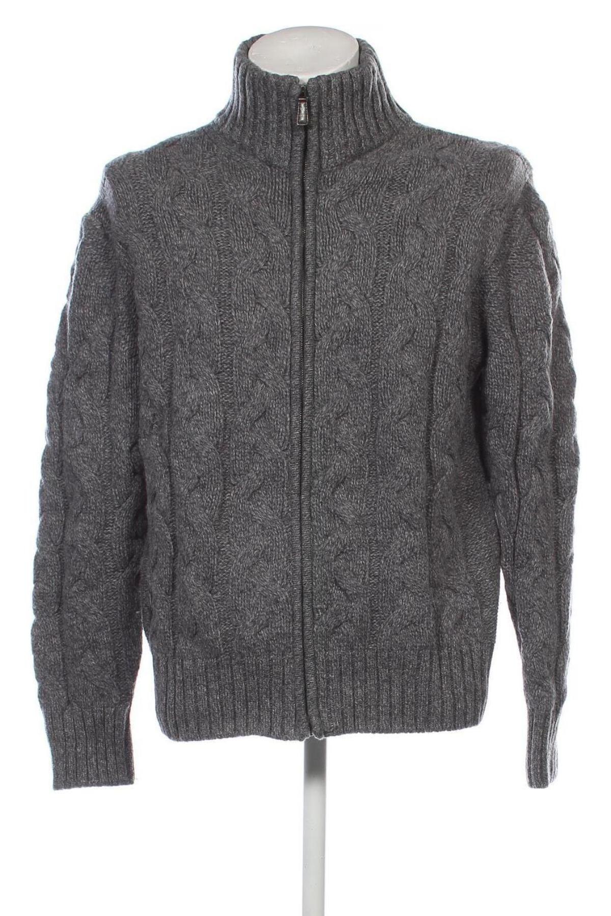 Herren Strickjacke Society, Größe XXL, Farbe Grau, Preis € 27,49