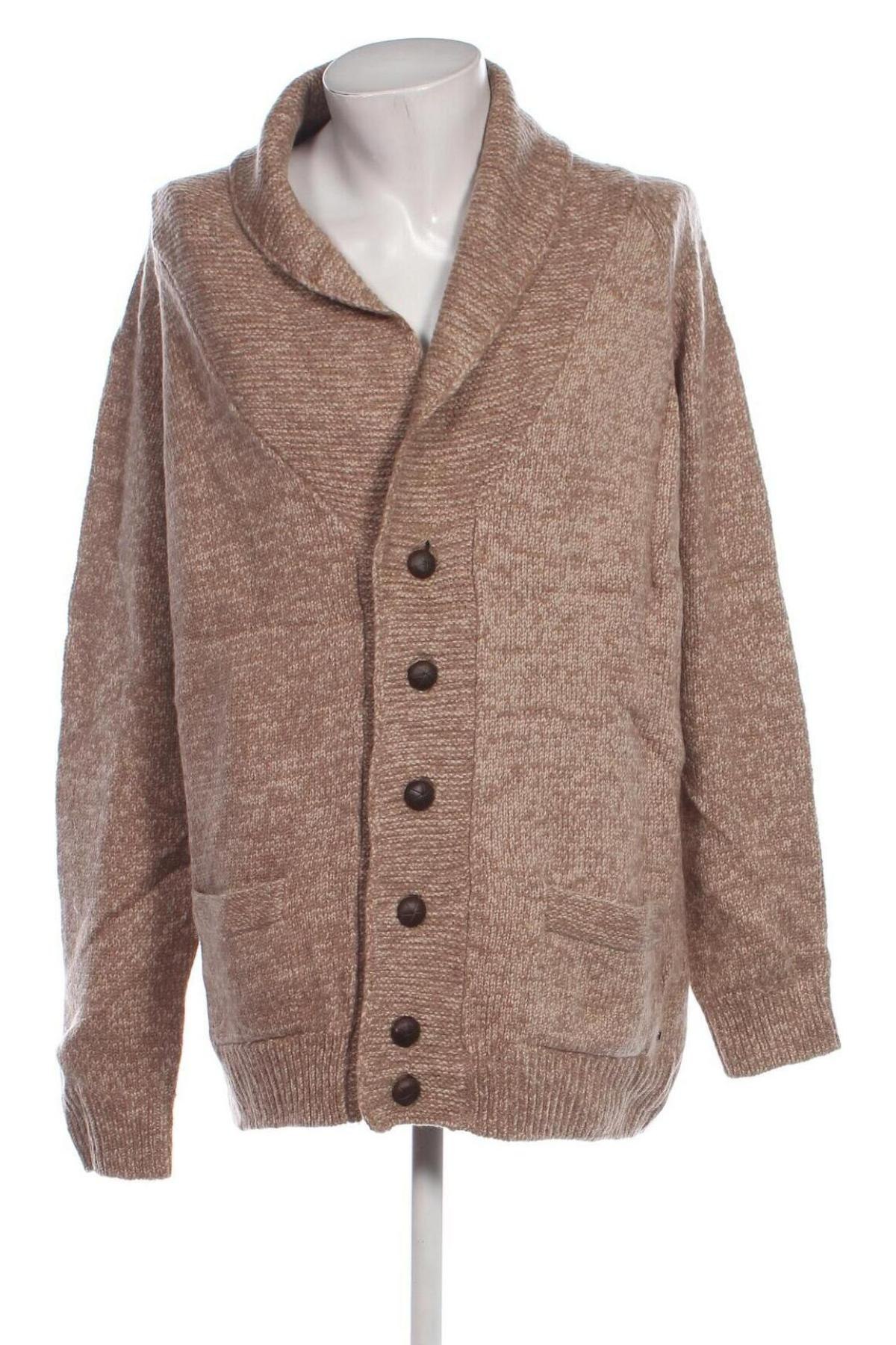 Herren Strickjacke Westbury, Größe XXL, Farbe Beige, Preis 33,99 €