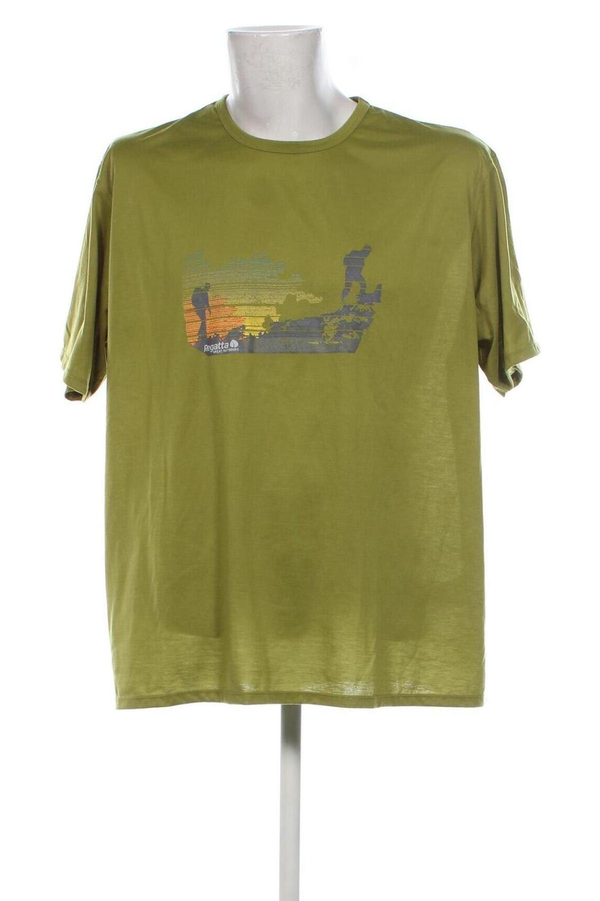 Ανδρικό t-shirt Regatta, Μέγεθος 3XL, Χρώμα Πράσινο, Τιμή 8,00 €