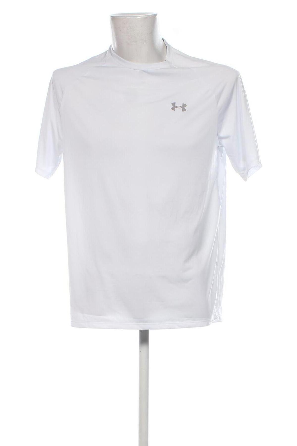 Męski T-shirt Under Armour, Rozmiar L, Kolor Biały, Cena 62,92 zł