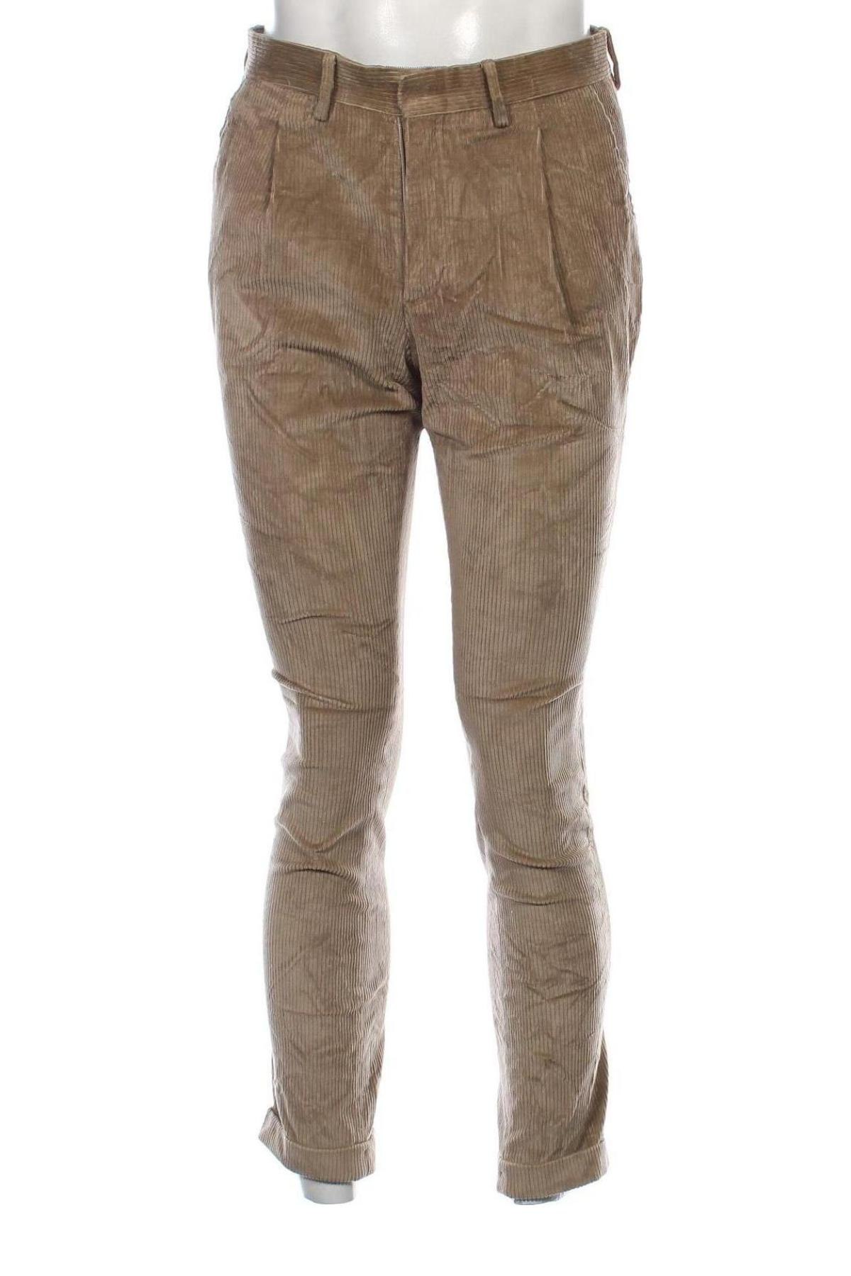 Herren Cordhose Borgia Milano, Größe M, Farbe Beige, Preis 48,49 €