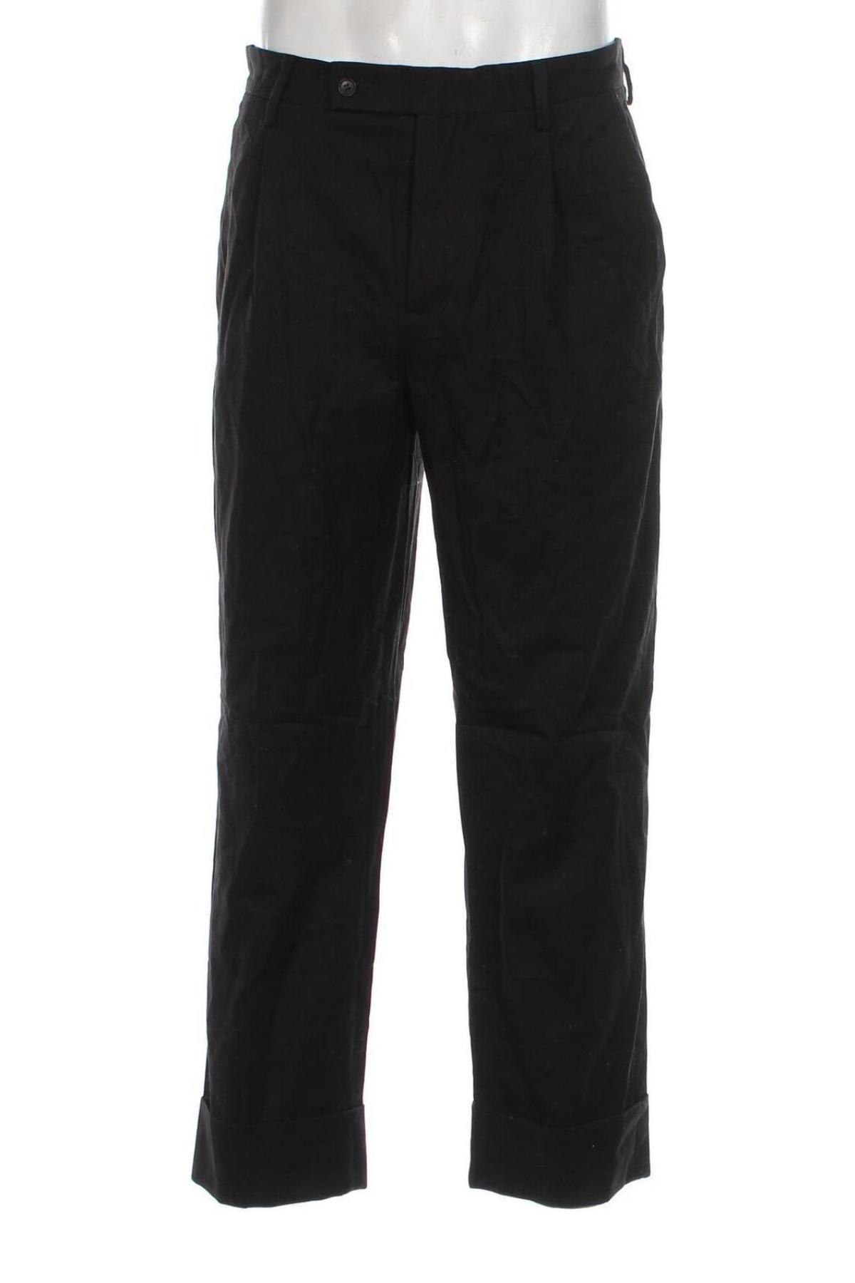 Pantaloni de bărbați Zara, Mărime M, Culoare Negru, Preț 40,99 Lei