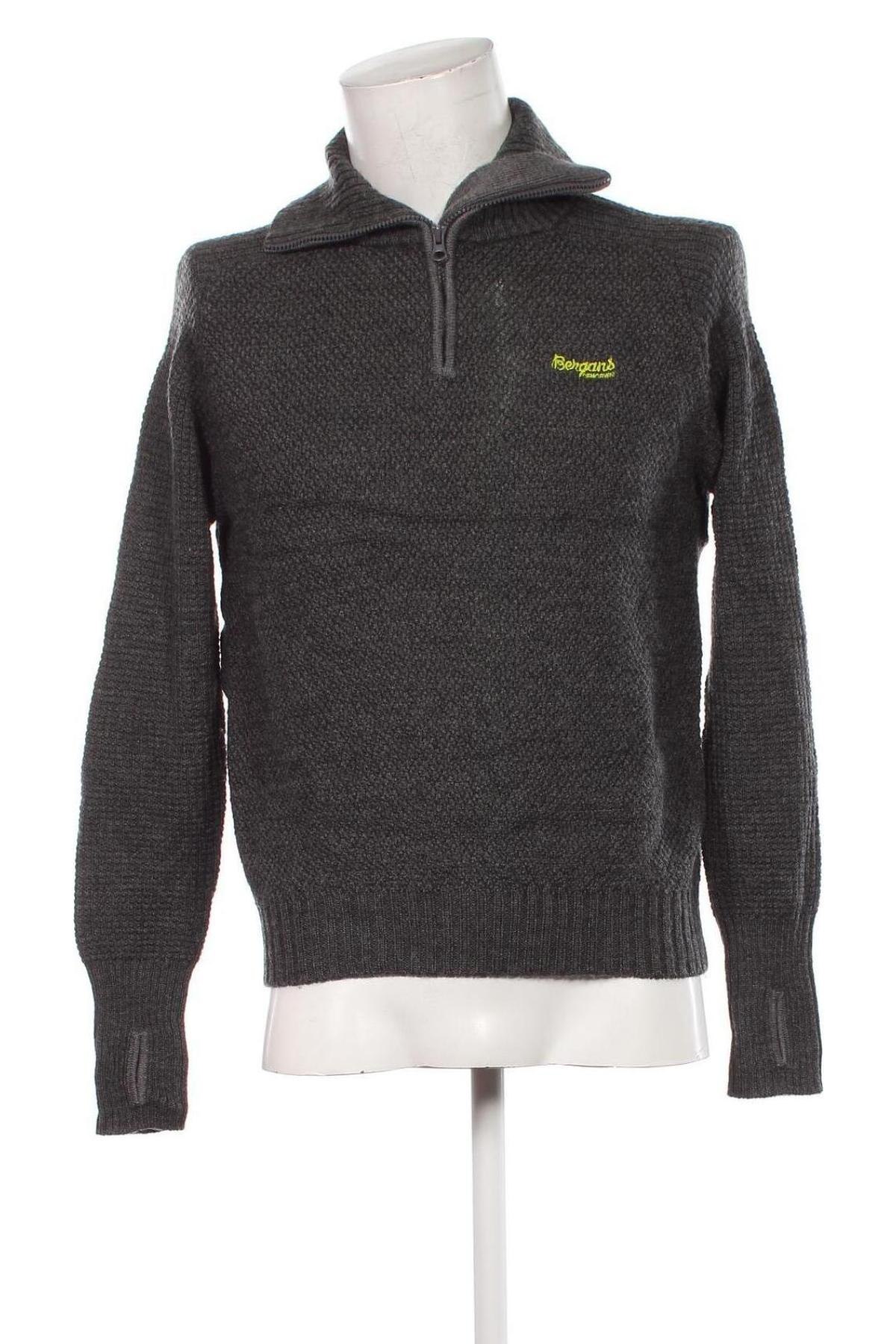 Herrenpullover Bergans of Norway, Größe L, Farbe Grau, Preis 71,99 €