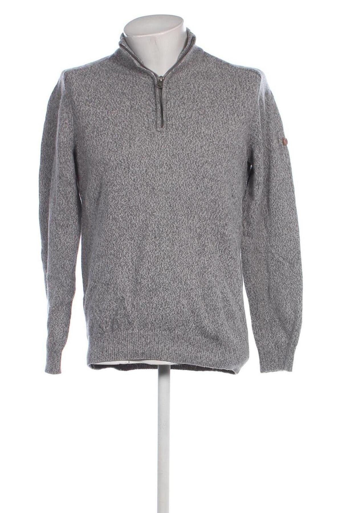 Herrenpullover Camel Active, Größe L, Farbe Grau, Preis 28,49 €