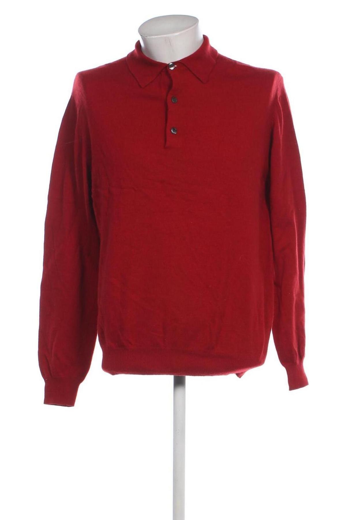 Herrenpullover Christian Berg, Größe M, Farbe Rot, Preis 28,99 €