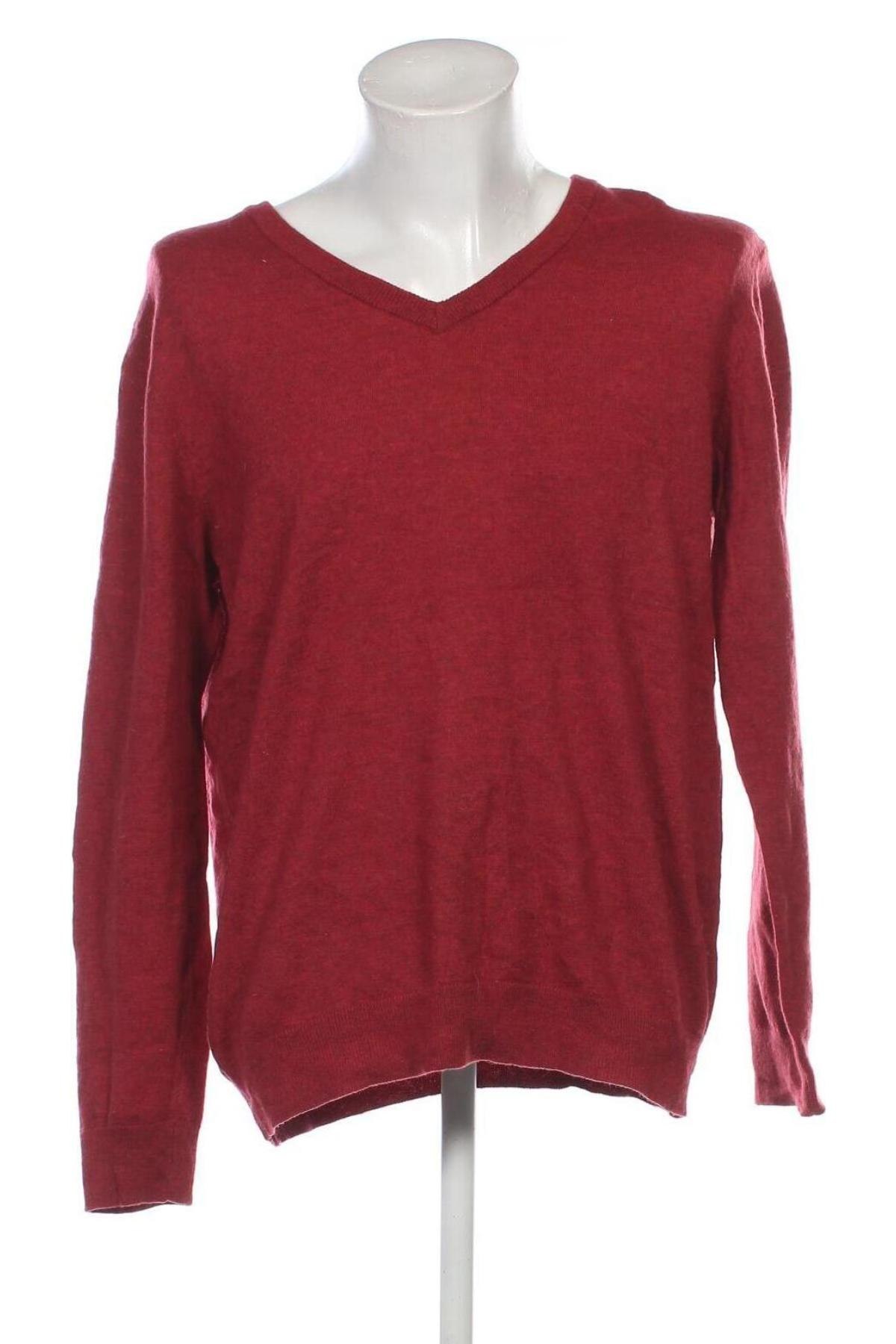 Herrenpullover John Cabot, Größe XL, Farbe Rot, Preis € 24,99