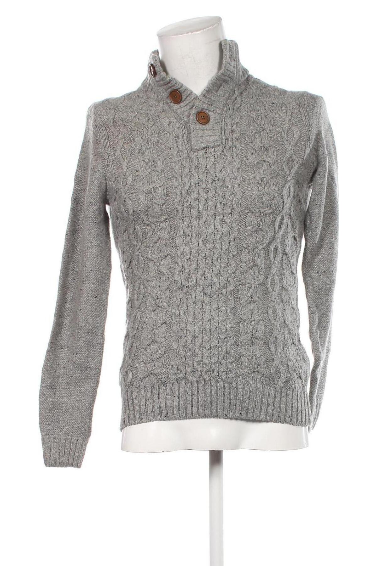 Herrenpullover Pier One, Größe S, Farbe Grau, Preis 24,99 €