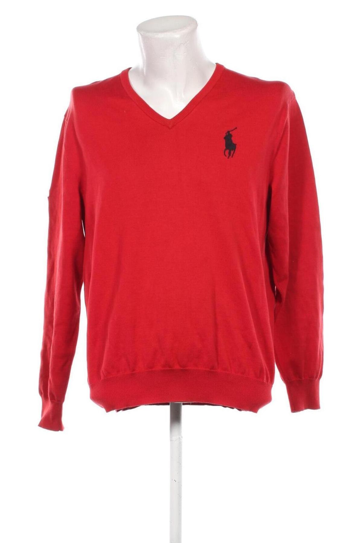 Herrenpullover Ralph Lauren, Größe L, Farbe Rot, Preis 49,17 €