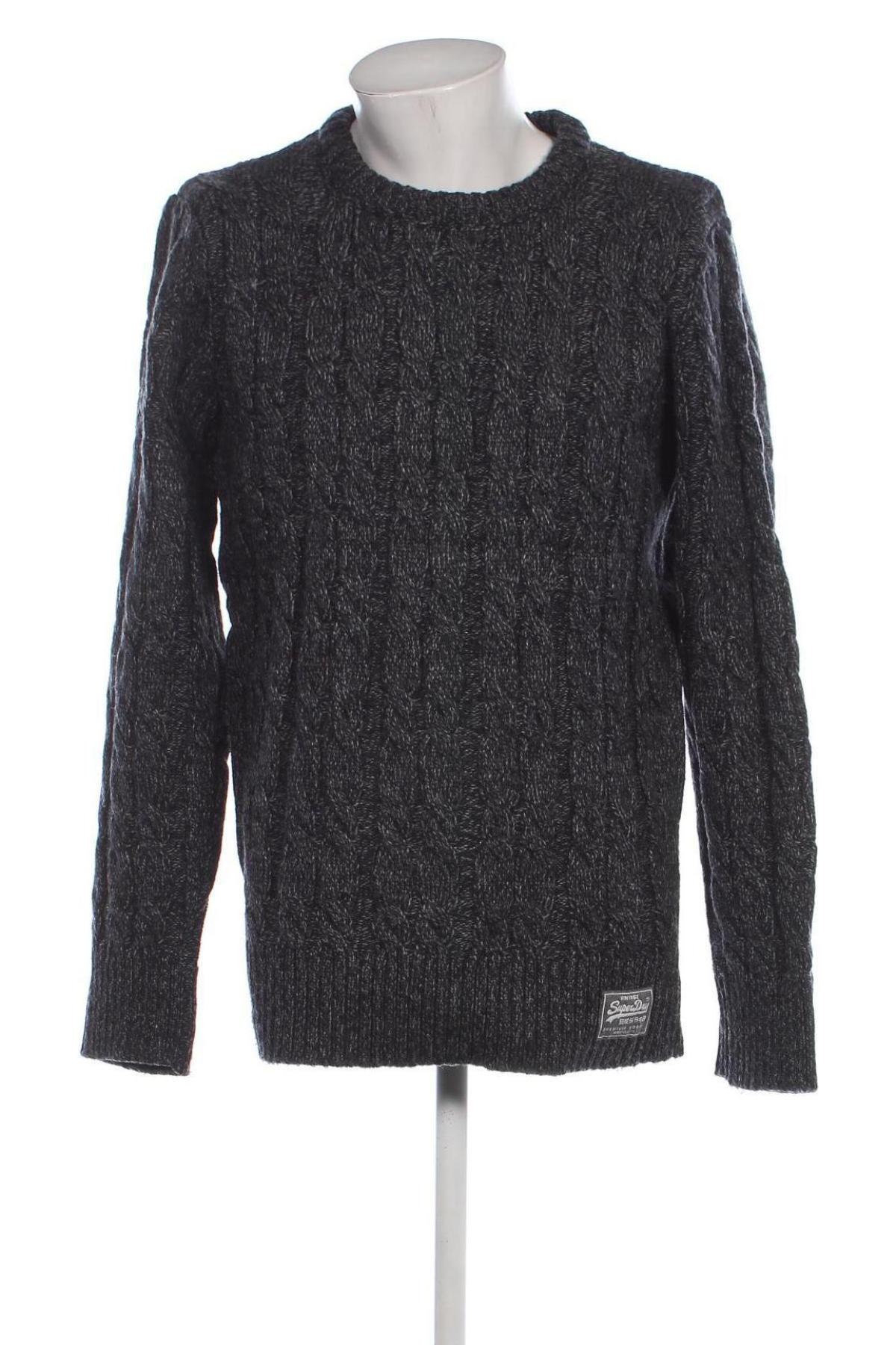 Męski sweter Superdry, Rozmiar XXL, Kolor Niebieski, Cena 84,99 zł