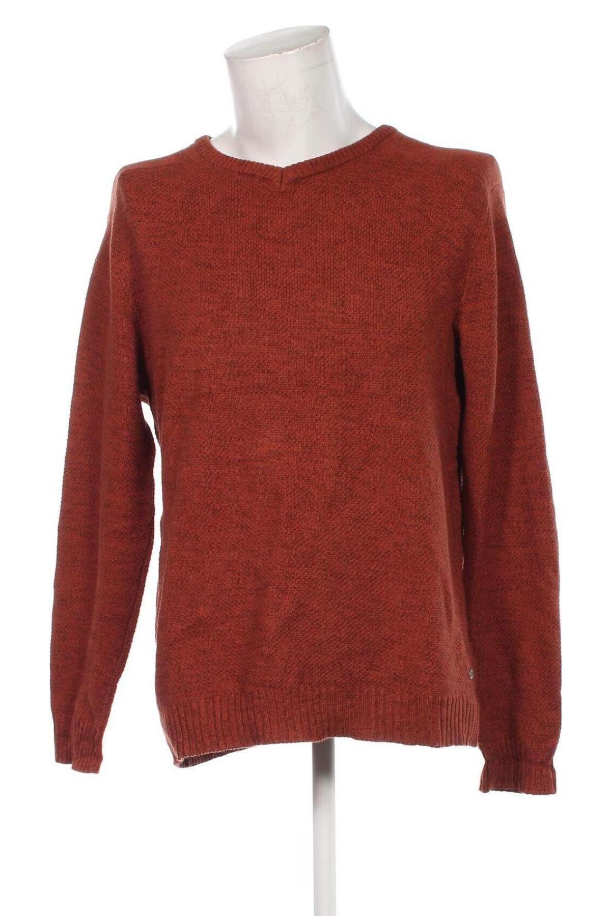 Herrenpullover Tom Tompson, Größe XXL, Farbe Orange, Preis 14,99 €