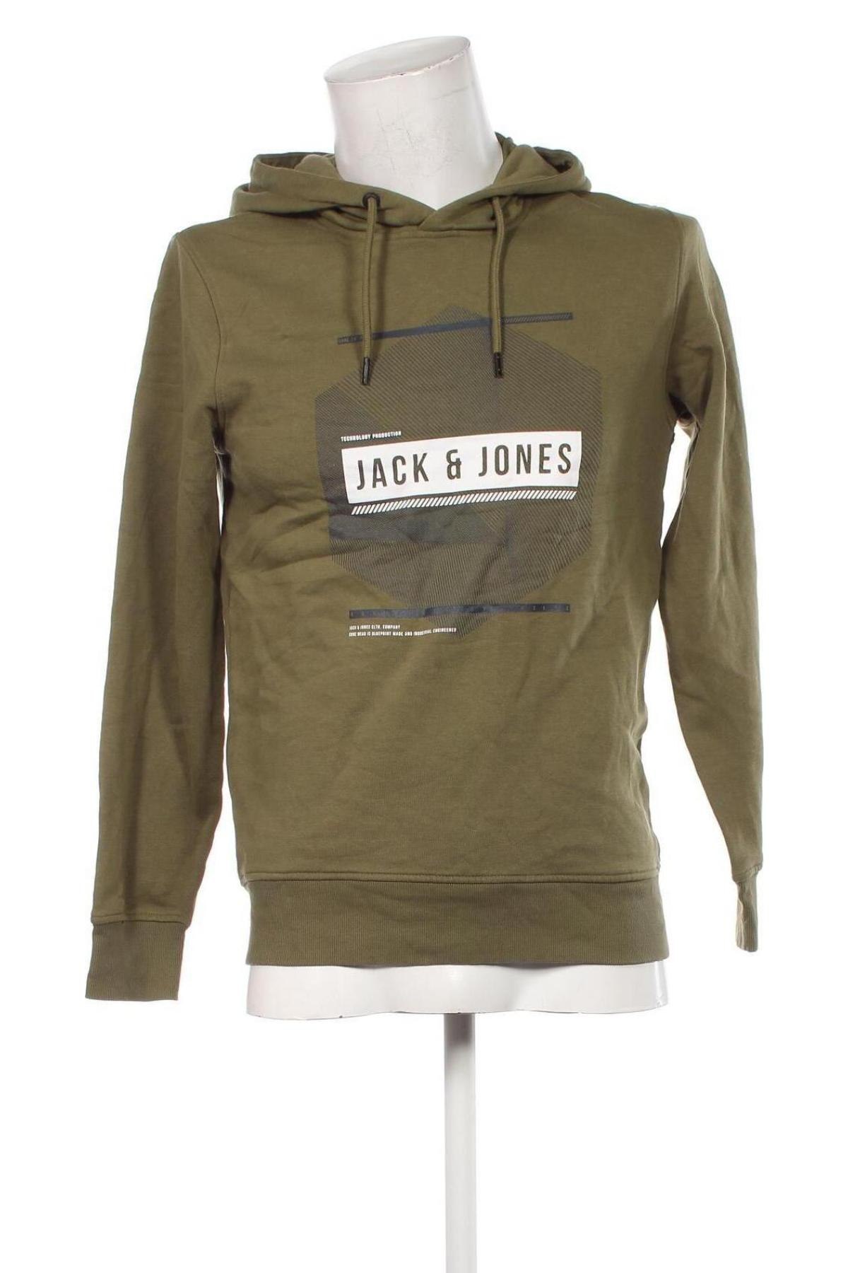 Мъжки суичър Core By Jack & Jones, Размер M, Цвят Зелен, Цена 27,49 лв.